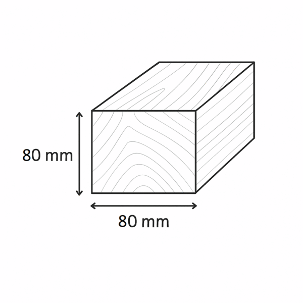 kantowka_80x80 Kantówka 8x8 cm heblowana strugana sosna sęk