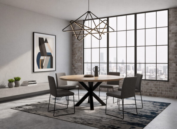 Metalowa podstawa ROSTIA Metalowa podstawa ROSTIA – cztery krzyżujące się stalowe nogi do stołu