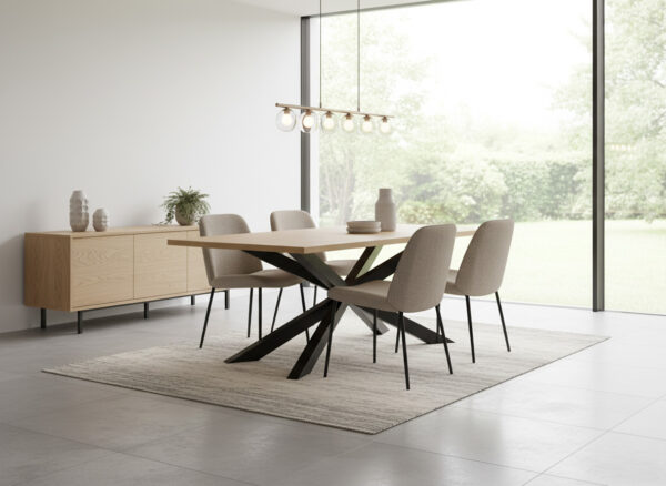 Metalowa podstawa WIORNA - rozmiar L Metalowa podstawa WIORNA – krzyżująca się stalowa konstrukcja do stołu