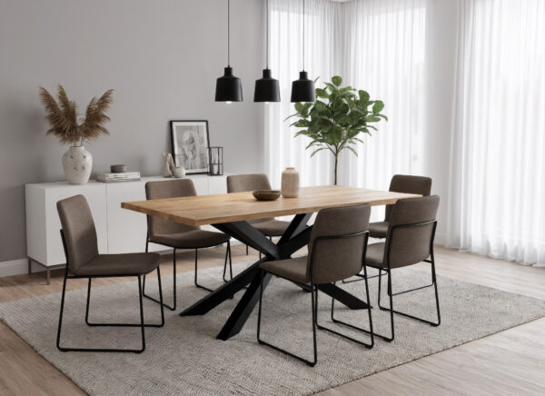 Metalowa podstawa WIORNA - rozmiar M Metalowa podstawa WIORNA – krzyżująca się stalowa konstrukcja do stołu