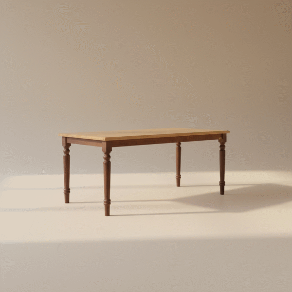 Stół dębowy CZAJKA Stół dębowy CZAJKA – elegancki stół z litego drewna dębowego, z toczonymi nogami