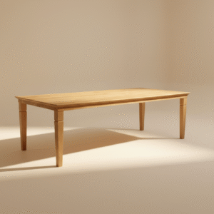 Gdzie kupić suche kantówki drewniane dobrej jakości? Przewodnik zakupowy 2026 10 Stół dębowy ESKULAPA – skandynawski stół z litego drewna dębowego