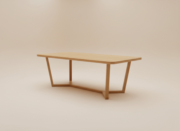 SMERK – stół drewniany skandynawski Stół SMERK – naturalny dąb, stół w stylu skandynawskim