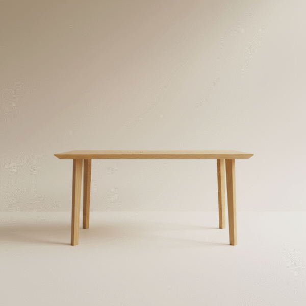 Stół MARZANKA – drewniany blat i nogi, styl skandynawski