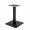 KROSNA – noga stalowa z kwadratową podstawą Noga KROSNA – metalowa, czarna, kwadratowa podstawa, do stolika restauracyjnego