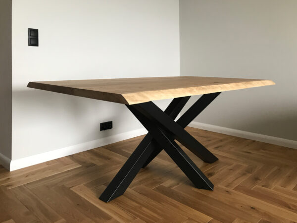 stol-bonar-nogi-pajak-live-edge Stół drewniany Bonar