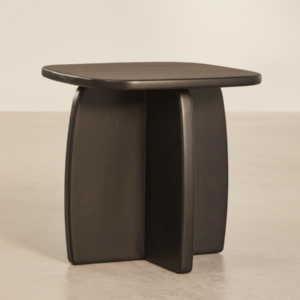 Łóżka drewniane do sypialni - zainwestuj w dobre samopoczucie! 4 Stolik nocny AWA – dębowy, prosta forma, styl skandynawski, nowoczesny design