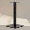 ZORLA – czarna stalowa noga kwadratowa do stołu Noga ZORLA – czarna stalowa, kwadratowa podstawa, noga do stołu i stolika