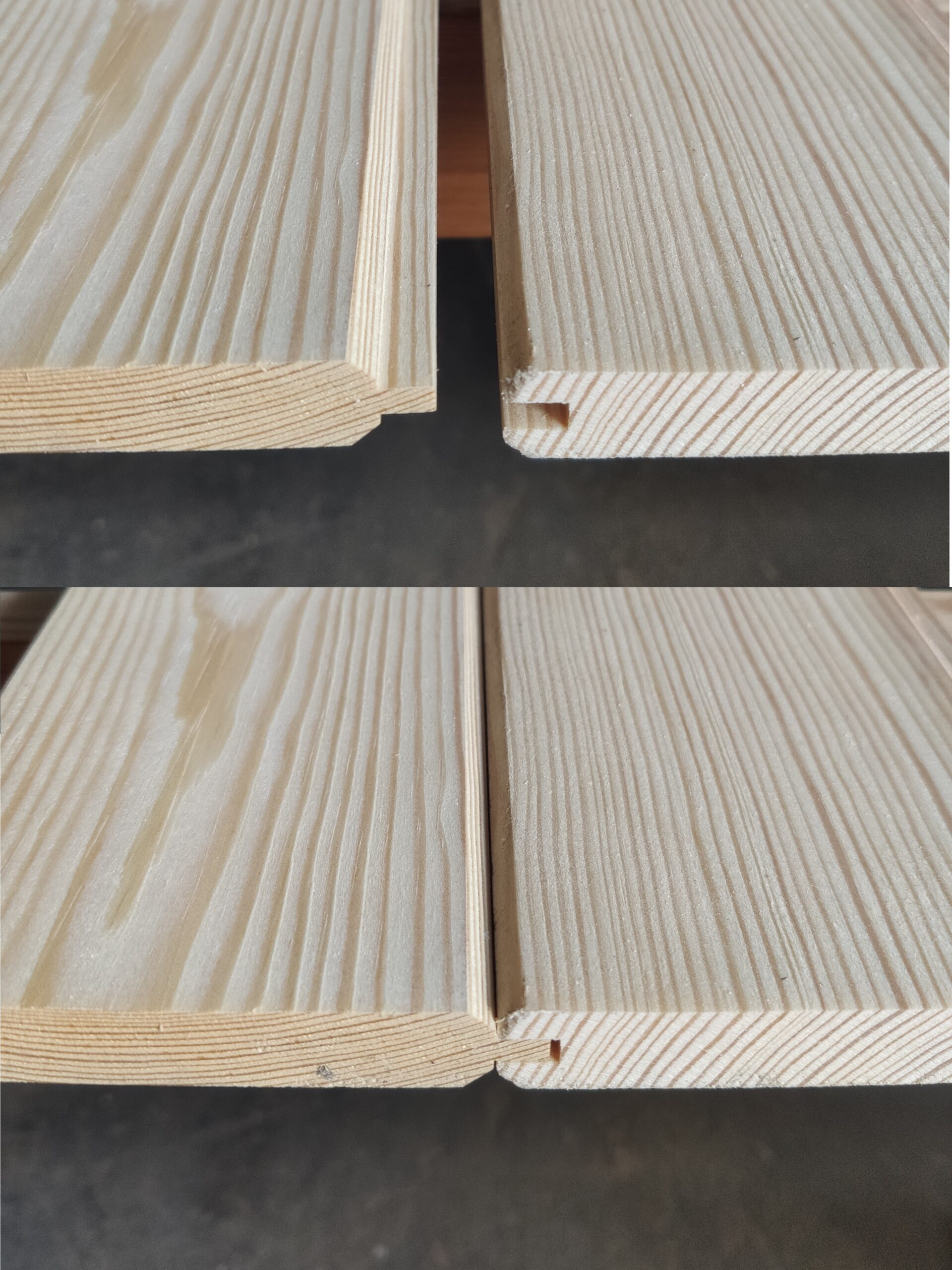 Podbitka dachowa – wybrać drewno czy PCV? Zobacz porównanie kosztów i ukryte wady popularnych rozwiązań 4 Struktura drewna sosnowego – boazeria